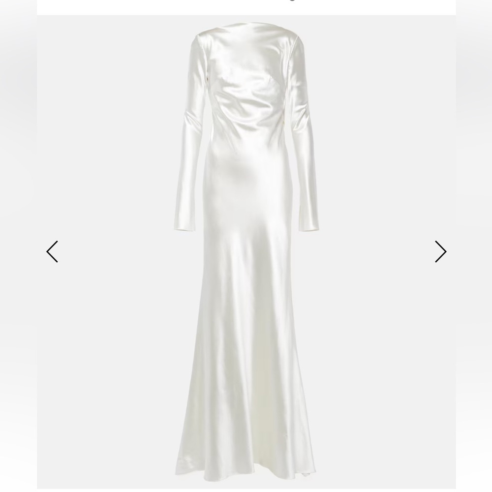 Danielle Frankel Simone Dress (Note: Train Has Been Removed)